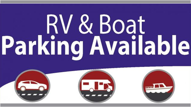 rv & boat parking available
